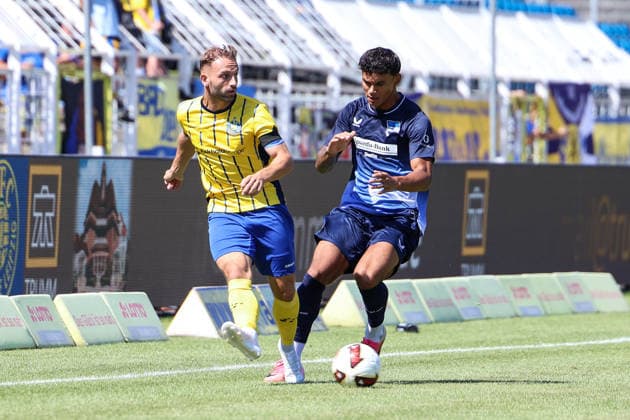 Football, RL North-East, 1. FC Lok Leipzig v Hertha BSC II