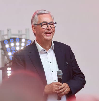 Stuttgart, VfB Stuttgart Season Opener, Executive Committee on Stage, President Dietmar Allgaier