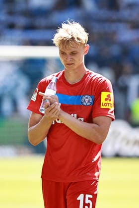 August 8, 2026, xtvx, Soccer 2. Bundesliga, SV Darmstadt 98 vs. Holstein Kiel, photo by Kasper Davidsen, Holstein Kiel after the game, after the match, looking disappointed, disappointed DFL DFB REGULATIONS PROHIBIT ANY USE OF PHOTOGRAPHS as IMAGE SEQUENCES and or QUASI-VIDEO Darmstadt