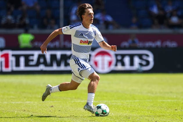 August 8, 2026, xkwix, Soccer, 3rd Division, MSV Duisburg vs. SV Meppen, Schauinsland Reisen Arena, Matchday 1, 2026–2027 Season Simon Symalla MSV Duisburg 23 DFB regulations prohibit any use of photographs as image sequences and or quasi-video Photo: xKamilxWilkowskixPressefotoKochx North Rhine-Westphalia, Germany