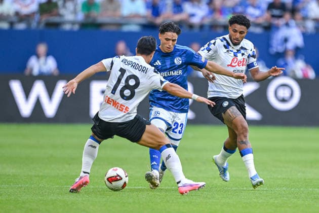 August 8, 2026, Soccer, 2026–2027 Season, Friendly Match, FC Schalke 04 vs. Atalanta Bergamo, Soufiane El Faouzi (FC Schalke 04), xRHR PHOTO YYx Copyright: KROEGER RHR-FOTOx RHR-FOTO YY