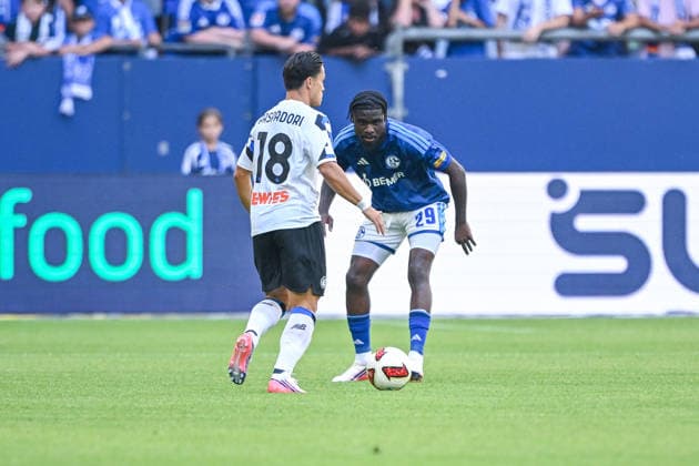 August 8, 2026, Soccer, 2026–2027 Season, Friendly Match, FC Schalke 04 vs. Atalanta Bergamo, Junior Dina Ebimbe, FC Schalke 04 xRHR PHOTO YYx Copyright: KROEGER RHR-FOTOx RHR-FOTO YY
