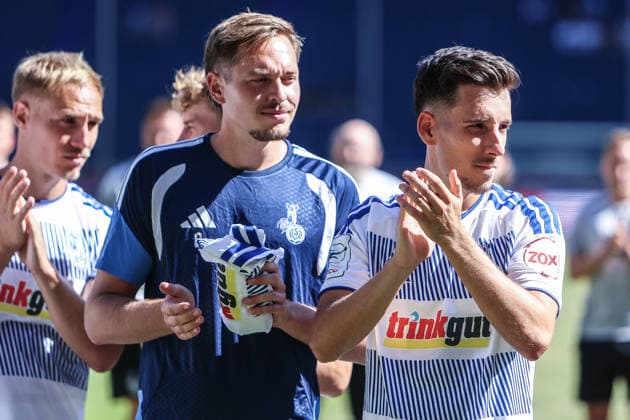 Sports, Soccer, 3rd Division, 2026–2027 Season, Matchday 1: MSV Duisburg vs. SV Meppen 08, August 8, 2026, Schauinsland Reisen Arena, Aljaz Casar (MSV Duisburg), 8 Conor Noß (MSV Duisburg), 14 Duisburg, Schauinsland Reisen Arena, North Rhine-Westphalia, Germany