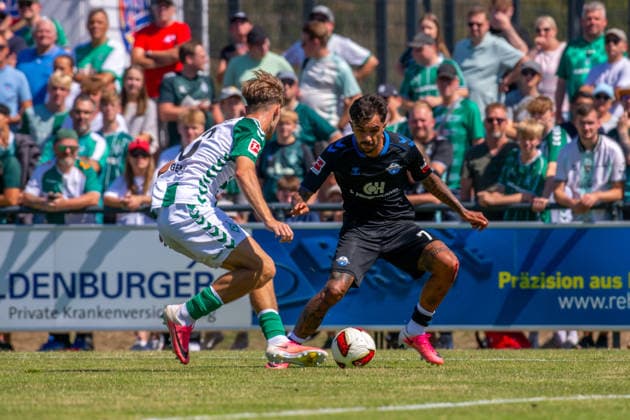 Friendly Match: Werder Bremen vs. SC Paderborn 07, August 8, 2026 Friendly Match: Werder Bremen vs. SC Paderborn 07 on August 8, 2026, at Vechta s Oyther Berg Stadium, Germany, Copyright: xBEAUTIFULxSPORTS Neddermannx