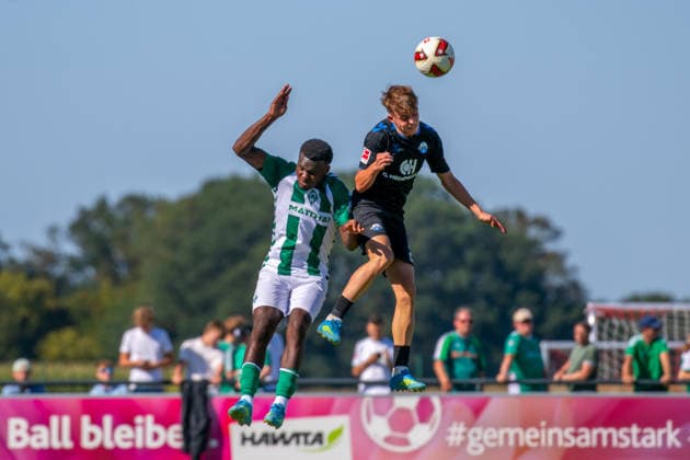 Friendly Match: Werder Bremen vs. SC Paderborn 07, August 8, 2026, Ruben Müller, SC Paderborn 07, 2 Friendly Match: Werder Bremen vs. SC Paderborn 07 on August 8, 2026, at Vechta s Oyther Berg Stadium, Germany, Copyright: xBEAUTIFULxSPORTS Neddermannx