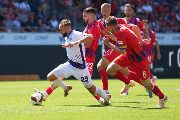 2. Bundesliga, Matchday 1, 2026–27 Season, FC Heidenheim vs. VfL Osnabrück, David Kopacz; VfL Osnabrück is defeated by FC Heidenheim thanks to Oualid Mhamdi; FC Heidenheim vs. VfL Osnabrück, 2. Bundesliga, Matchday 1, 2026–27 Season, FC Heidenheim vs. VfL Osnabrück, Germany, Heidenheim, Voith Arena, August 8, 2026 SP_GHR