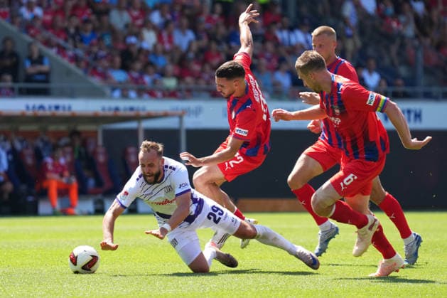 2. Bundesliga, Matchday 1, 2026–27 Season, FC Heidenheim vs. VfL Osnabrück, David Kopacz; VfL Osnabrück is defeated by FC Heidenheim thanks to Oualid Mhamdi; FC Heidenheim vs. VfL Osnabrück, 2. Bundesliga, Matchday 1, 2026–27 Season, FC Heidenheim vs. VfL Osnabrück, Germany, Heidenheim, Voith Arena, August 8, 2026 SP_GHR