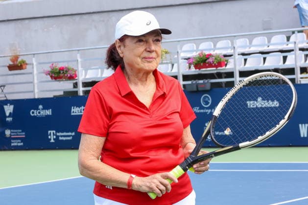 WARSZAWA 08.08.2026 TURNIEJ WTA, Tennis Damen 125 WARSAW T-MOBILE POLISH OPEN - MECZ POKAZOWY GWIAZD--- TENNIS TOURNAMENT WTA 125 WARSAW T-MOBILE POLISH OPEN - SHOW CELEBRITY GAME URSZULA DUDZIAK FOT. ANNA KLEPACZKO FOTOPYK NEWSPIX.PL --- newspix.pl 