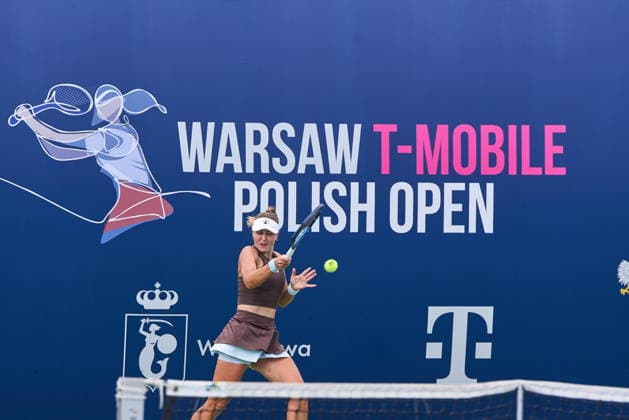 Warszawa 08.08.2026. Tennis. WTA, Tennis Damen 125 Warsaw T-Mobile Polish Open, single final, Warsaw, Poland --- Tenis. Turniej WTA 125 Warsaw T-Mobile Polish Open, final singla kobiet, Warszawa Persons shown : Gabriela Knutsova (CZE) Fot. Dominika Chmura Arena Akcji NEWSPIX.PL --- newspix.pl 