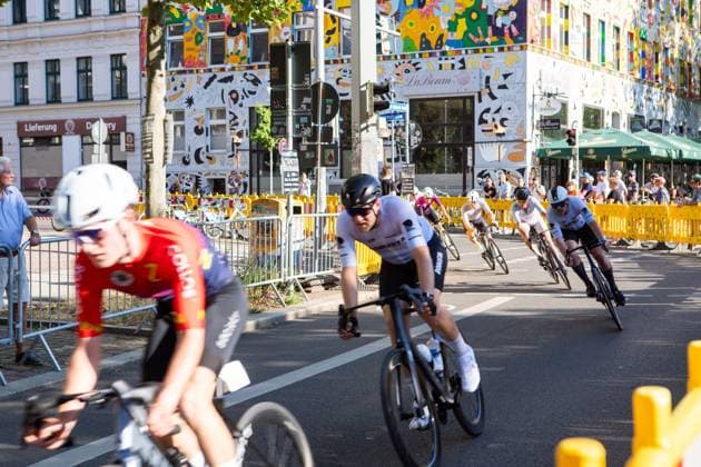 August 8, 2026, Leipzig, Saxony, Germany: LEIPZIG, Germany Ã¢â‚¬ August 8, 2026: Cyclists ride through the streets of Leipzig during the Karli Krit cycling event. The race brings together riders and spectators in the city center, celebrating LeipzigÃ¢â‚¬â ¢s vibrant cycling culture and promoting cycling as both a competitive and a recreational activity. Leipzig Germany - ZUMAq101 20260808_zna_q101_069 Copyright: xMariaxCastrox
