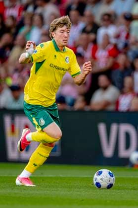 EINDHOVEN: Fortuna Sittard midfielder Ole Lennard Ter Haar Romenij during the Vriendenloterij Eredivisie match between PSV and Fortuna Sittard at Philips Stadion on August 8, 2026, in Eindhoven, Netherlands. Photo by DeFodi Images