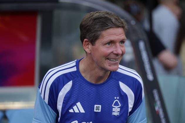 IPA87328061 - Nottingham Forest head coach OLIVER GLASNER during the FVG Cup match between Udinese Calcio and Nottingham Forest Football Club at the Bluenergy Stadium in Udine, Italy, on August 8, 2026.  Copyright: xMattiaxRadoni IPAxSportx xx 87328061
