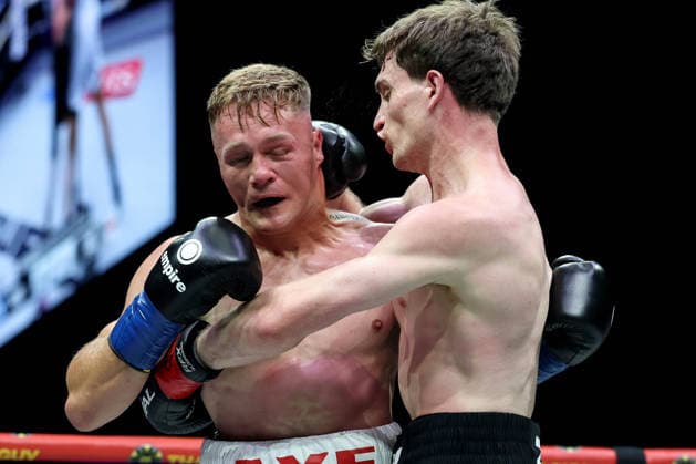 Zuffa Boxing 10, 3Arena, Dublin 8 8 2026 Brad Axe and Sam Hickey Brad Axe and Sam Hickey 8 8 2026  Copyright: xx NE1L5483