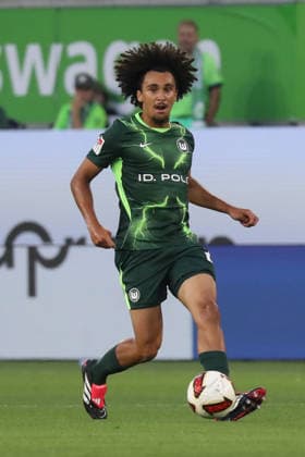 August 8, 2026, xgox, Soccer, 2. Bundesliga, VfL Wolfsburg 1 FC Kaiserslautern v l Mathys Angely Wolfsburg, 22 cutouts, single frame, full body, single frame DFL DFB REGULATIONS PROHIBIT ANY USE OF PHOTOGRAPHS as IMAGE SEQUENCES and or QUASI-VIDEO Wolfsburg