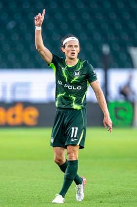 August 8, 2026 Soccer, 2. Bundesliga: VfL Wolfsburg vs. 1. FC Kaiserslautern, Matchday 1 at the Volkswagen Arena. Fabian Reese, VfL Wolfsburg, reacts. IMPORTANT NOTICE: In accordance with DFL and DFB regulations, it is prohibited to use or allow the use of photographs taken in the stadium and or during the match in the form of sequential images and or video-like photo sequences Copyright: xDavidxInderliedx