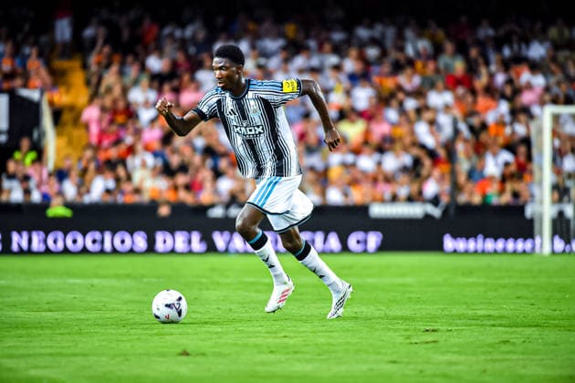 ESP Valencia CF vs. Newcastle CF, 2026–2027 Preseason Match: Aladji Bamba of Newcastle during the preseason match between Valencia CF and Newcastle played at Estadio Mestalla, Valencia, on August 8, 2026. Valencia, Spain. Valencia, Spain. Soccer Copyright: xLeopoldxSoglox