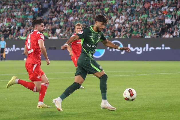 August 8, 2026, xgox, Soccer, 2. Bundesliga, VfL Wolfsburg 1 FC Kaiserslautern v l Muhammed Damar Wolfsburg, 20 DFL DFB REGULATIONS PROHIBIT ANY USE OF PHOTOGRAPHS as IMAGE SEQUENCES and or QUASI-VIDEO Wolfsburg