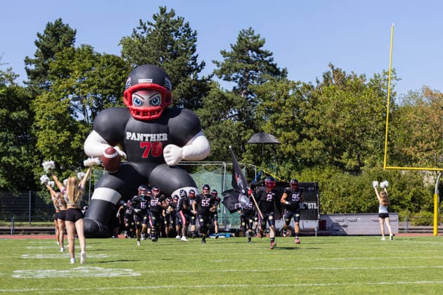 Pre-game Warm-up: Düsseldorf Panthers vs. Potsdam Royals Pre-game warm-up for the Düsseldorf Panthers Düsseldorf Panthers vs. Potsdam Royals at Panther Stadium in Düsseldorf, Germany, North Rhine-Westphalia American football, Week 9 of the 2026 Effect Energy GFL season Final score: 0–49
