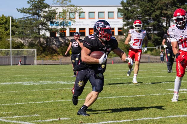 Düsseldorf Panthers vs. Potsdam Royals Düsseldorf Panthers vs. Potsdam Royals at Panther Stadium in Düsseldorf, Germany, North Rhine-Westphalia American football, Week 9 of the 2026 Effect Energy GFL season. Final score: 0–49