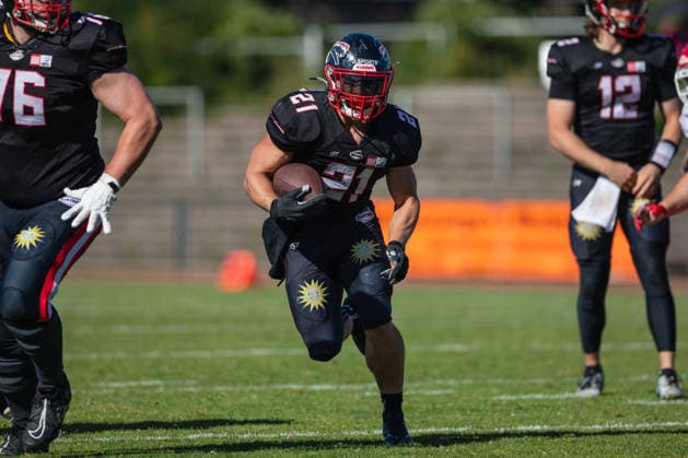 Düsseldorf Panthers vs. Potsdam Royals Düsseldorf Panthers vs. Potsdam Royals at Panther Stadium in Düsseldorf, Germany, North Rhine-Westphalia American football, Week 9 of the 2026 Effect Energy GFL season. Final score: 0–49