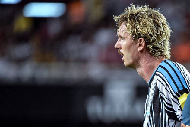 ESP Valencia CF vs. Newcastle CF, 2026–2027 Preseason Match: Nick Woltemade of Newcastle during the preseason match between Valencia CF and Newcastle, played at Estadio Mestalla in Valencia on August 8, 2026. Valencia, Spain. Valencia, Spain. Soccer Copyright: xLeopoldxSoglox