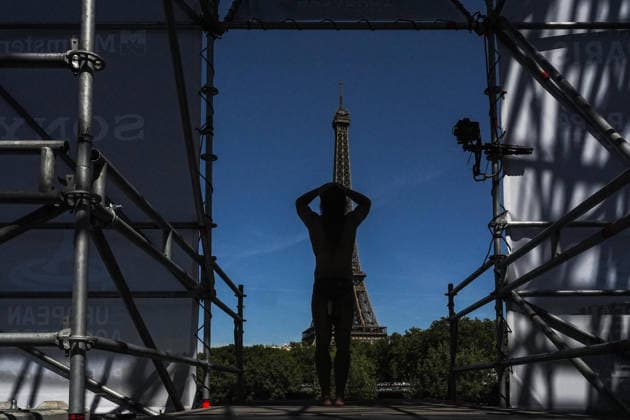 MenÕs High Diving, at the European Aquatics Championships Paris 2026, Paris, August 08, 2026 .  Copyright: xGianxMattiaxD Alberto LaPressex