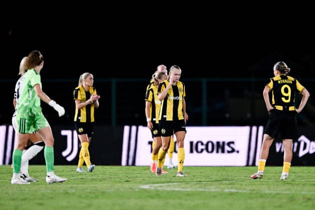 August 8, 2008: Elin Sorum of Hammarby looks dejected during the Women’s Champions League qualifying match between Juventus and Hammarby on August 8, 2026 in Turin. Photo by Daniele Buffa, BILDBYRAN COP 18 XY0123 soccer football UEFA Women’s Champions League Juventus Hammarby women’s team BBENG depp  Copyright: DANIELExBUFFA BB260808BB654