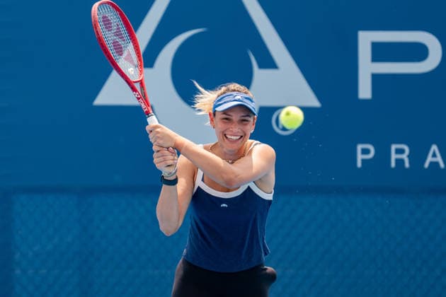 Tennis, WTA tournament in Cincinnati, training