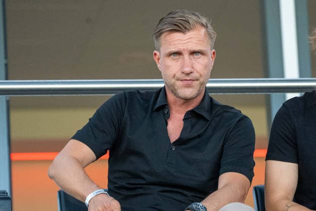 August 8, 2026, xhfmx, Soccer UEFA WCLQ, Eintracht Frankfurt vs. Malmö FF, Markus Krösche, DFL, DFB. REGULATIONS PROHIBIT ANY USE OF PHOTOGRAPHS AS IMAGE SEQUENCES AND OR QUASI-VIDEO. Frankfurt