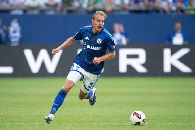 Timo BECKER GE Action, Individual Action: Soccer Friendly Match FC Schalke 04 vs. Atalanta Bergamo 0–3 on August 8, 2026, at the Veltins Arena in Gelsenkirchen, Germany. DFL regulations prohibit any use of photographs as image sequences and or quasi-video. Â