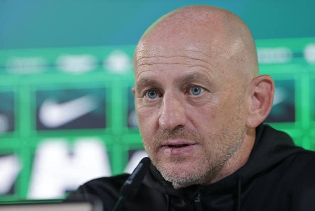 Coach Torsten Lieberknecht of 1. FC Kaiserslautern at the press conference: Soccer, Men s, 2026–2027 Season, 2. Bundesliga, Volkswagen Arena, VfL Wolfsburg vs. 1 FC Kaiserslautern 0–0 DFL REGULATIONS PROHIBIT ANY USE OF PHOTOGRAPHS AS IMAGE SEQUENCES AND OR QUASI-VIDEO