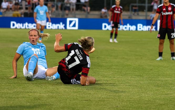 Soccer Europe UEFA Women s Champions League 2026–2027, Qualifying Round 2, Final, August 8, 2026 Eintracht Frankfurt Women vs. Malmö FF Women Stadion am Brentanobad, Frankfurt am Main, Germany Pia Sophie Wolter Eintracht Frankfurt Women, 17 Frankfurt am Main Stadion am Brentanobad, Hesse, Germany Copyright: xAmiirxAmedjouax