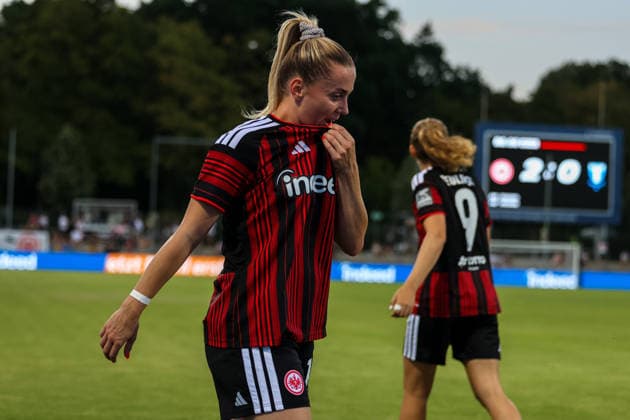 Soccer Europe UEFA Women s Champions League 2026–2027, Qualifying Round 2, Final, August 8, 2026 Eintracht Frankfurt Women vs. Malmö FF Women Stadion am Brentanobad Frankfurt am Main, Germany Nina Lührßen Eintracht Frankfurt Women, 11 Frankfurt am Main Stadion am Brentanobad Hesse Germany Copyright: xAmiirxAmedjouax