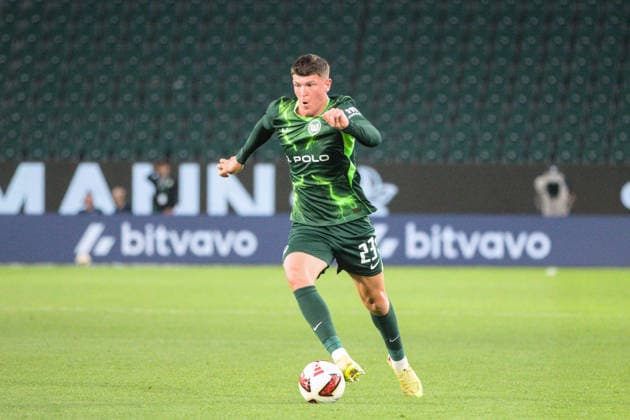 August 8, 2026 Men s Soccer 2026–2027 2. Bundesliga Matchday 1 VfL Wolfsburg 1 FC Kaiserslautern Volkswagen Arena, Wolfsburg Muhammed Damar, Wolfsburg, 20, in green with the ball Wolfsburg, Lower Saxony, Germany