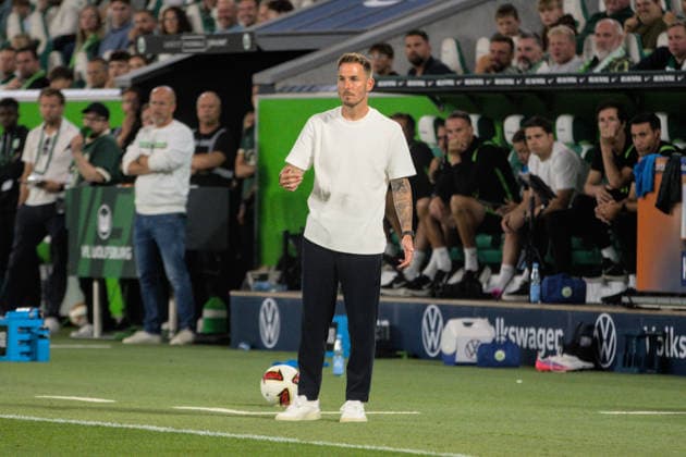 August 8, 2026 Men s Soccer 2026–2027 2. Bundesliga Matchday 1 VfL Wolfsburg 1 FC Kaiserslautern Volkswagen Arena, Wolfsburg Tobias Strobl, Wolfsburg coach, Lower Saxony, Germany