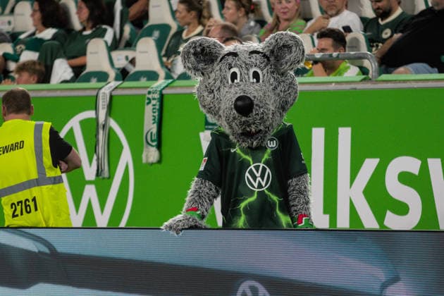 August 8, 2026 Men s Soccer 2026–2027 2. Bundesliga Matchday 1 VfL Wolfsburg 1 FC Kaiserslautern Volkswagen Arena, Wolfsburg Wölfi, Wolfsburg s mascot Wolfsburg, Lower Saxony, Germany