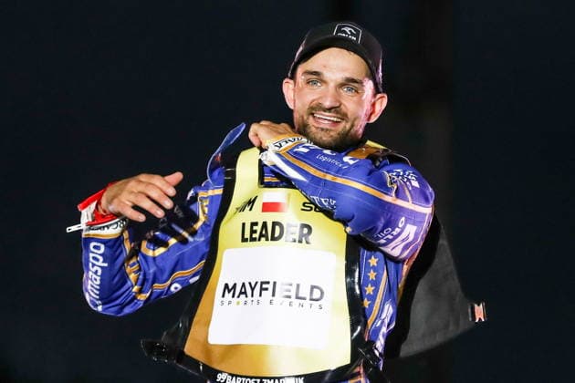 Ryga 08.08.2026. Zuzel FIM indywidualne mistrzostwa swiata na zuzlu sezon 2026 --- FIM Speedway Grand Prix season 2026 nz Bartosz Zmarzlik Fot. Kacper Staniec NEWSPIX.PL --- newspix.pl 