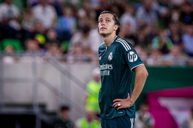 Fußball, Testspiel, Ferencvaros Budapest -Real Madrid FERENCVAROS - REAL MADRID Alvaro Fernandez Carreras of Real during the FIFA friendly football match between Ferencvaros and Ream Madrid CF at the Ferencvaros stadium (Groupama arena). Budapest, Hungary, August 08, 2026. Photo by Branislav Racko Copyright: xx 080A0330