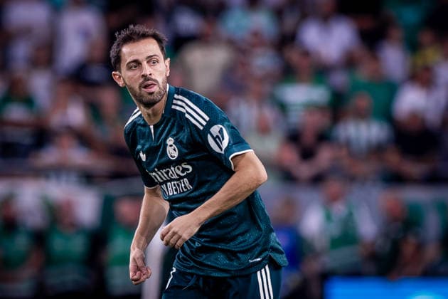 Fußball, Testspiel, Ferencvaros Budapest -Real Madrid FERENCVAROS - REAL MADRID Bernardo Silva of Real during the FIFA friendly football match between Ferencvaros and Ream Madrid CF at the Ferencvaros stadium (Groupama arena). Budapest, Hungary, August 08, 2026. Photo by Branislav Racko Copyright: xx 080A9286