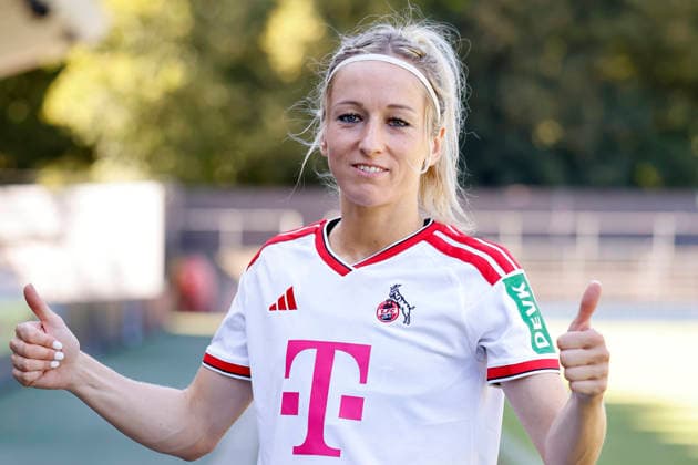 Soccer player Kathrin Kathy Hendrich, defender, during the friendly match between the 1. FC Köln Women s Team and FC Twente Enschede (NED) at Franz Kremer Stadium. Final score: 5–1 for Köln, August 8, 2026, North Rhine-Westphalia, Germany Copyright: xChristophxHardtx
