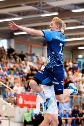 Altensteig SCup 26 27 HC Erlangen TVB Stuttgart Torben Matzken Stuttgart Altensteig Eichwaldhalle Baden-Württemberg Germany
