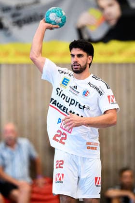 Altensteig SCup 26 27 HC Erlangen TVB Stuttgart Eloy Morante Maldonado HC Erlangen Altensteig Eichwaldhalle Baden-Württemberg Germany