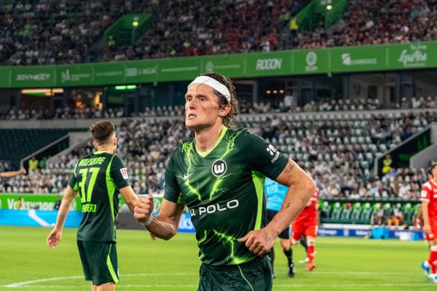 German Soccer 2. Bundesliga, Matchday 1, 2026–2027, VfL Wolfsburg vs. 1. FC Kaiserslautern on August 8, 2026, at the Volkswagen Arena in Wolfsburg; Fabian Reese of VfL Wolfsburg, 11; facial expression, facial gestures; Volkswagen Arena, Wolfsburg, Germany Copyright: xSvenxHeidmannx