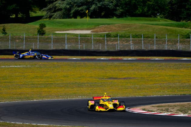 August 8, 2026, Portland, Oregon, USA: Alex Palou drives the 10 Chip Ganassi Racing Honda during practice and qualifying for the IndyCar, Indy Car, IRL, USA Grand Prix of Portland at the Portland International Raceway. Portland USA - ZUMAd212 20260808_zsp_d212_015 Copyright: xRichardxDolex