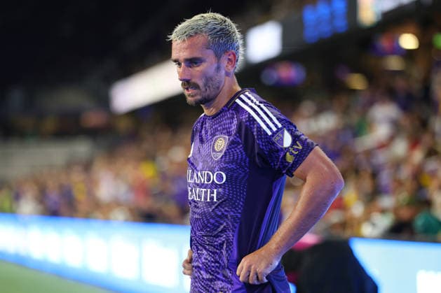 August 8, 2026, Orlando, Florida, USA: Orlando City SC forward ANTOINE GREIZMANN (7) looks on during a match against Leon. Orlando City SC hosted Leon in a Leagues Cup march at Inter.Co Stadium in Orlando, FL. Soccer 2026: Leon 2:1 Orlando City SC  - ZUMAm299 20260808_znp_m299_018 Copyright: xTaylorxMcFeex