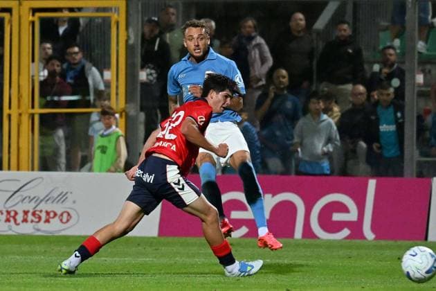 Photo: IPP Felice De Martino, Castel di Sangro, Aquila, August 8, 2026 Soccer Friendly Match 20262027: Napoli vs. Celta de Vigo. Pictured: Noa Lang. Italy Photo Press World. Copyright  Castel di Sangro italy Italia ITALY  Copyright: xIMAGO R4924_italyphotopressx