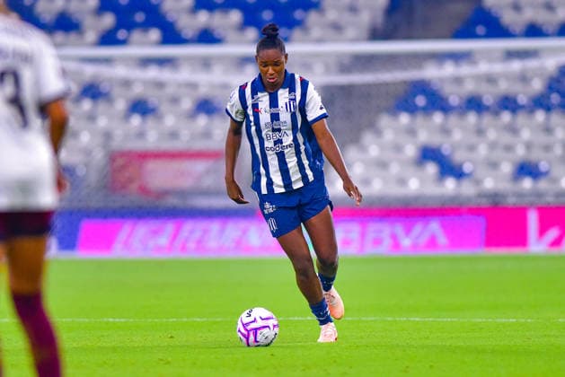 LIGA BBVA MX WOMEN S APERTURA 2026 LIGA BBVA MX WOMEN S APERTURA 2026 MONTERREY VS ATLANTE 08 08 2026 MONTERREY, NUEVO LEON Action photo of Daiane Limeira 3 of Rayadas de Monterrey during a Week 2 match of the 2026 Liga BBVA MX Women’s Tournament held at the Estadio BBVA in Monterrey, Nuevo León, Mexico Action photo of Daiane Limeira 3 of Rayadas de Monterrey, during a Week 2 match of the 2026 Apertura Tournament of the Liga BBVA MX Women’s League held at the Estadio BBVA in Monterrey, Nuevo León, Mexico PHOTO BY IMAGENSHOP PHOTO AGENCY MONTERREY NUEVO LEÓN MEXICO Copyright: xIMAGENSHOPxAGENCIAxFOTOGRAFICAx