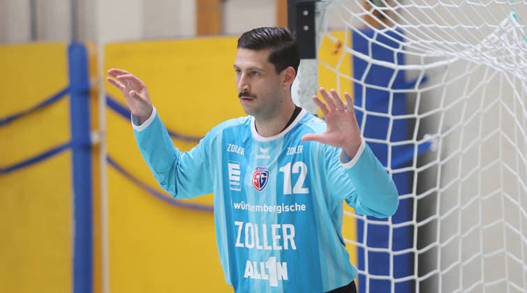 Bönnigheim, Handball: SG BBM Bietigheim vs. Kadetten Schaffhausen, Martin Tomowski (BBM)