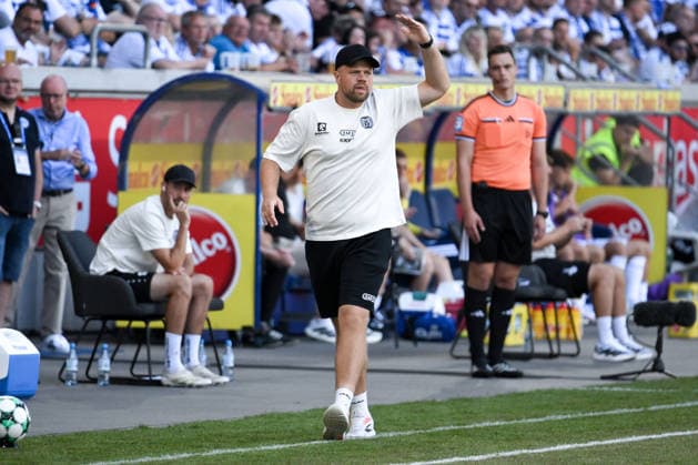Coach Lucas Beniermann, SV Meppen 08, August 8, 2026, Soccer, 3rd Division, 2026–27 Season, Matchday 1, MSV Duisburg vs. SV Meppen 3–0. DFB regulations prohibit any use of photographs as image sequences and or quasi-video. Duisburg, Schauinsland Reisen Arena, North Rhine-Westphalia, Germany Team2