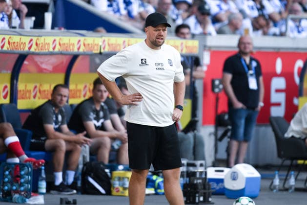 Coach Lucas Beniermann, SV Meppen 08, August 8, 2026, Soccer, 3rd Division, 2026–27 Season, Matchday 1, MSV Duisburg vs. SV Meppen 3–0. DFB regulations prohibit any use of photographs as image sequences and or quasi-video. Duisburg, Schauinsland Reisen Arena, North Rhine-Westphalia, Germany Team2